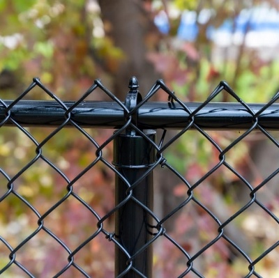Black Chain Link Fence Affordable Vinyle Fence