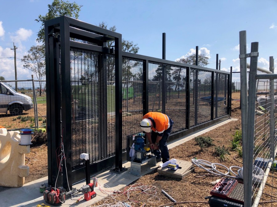 sliding gate of anti climb fence sliding gate of anti climb fence