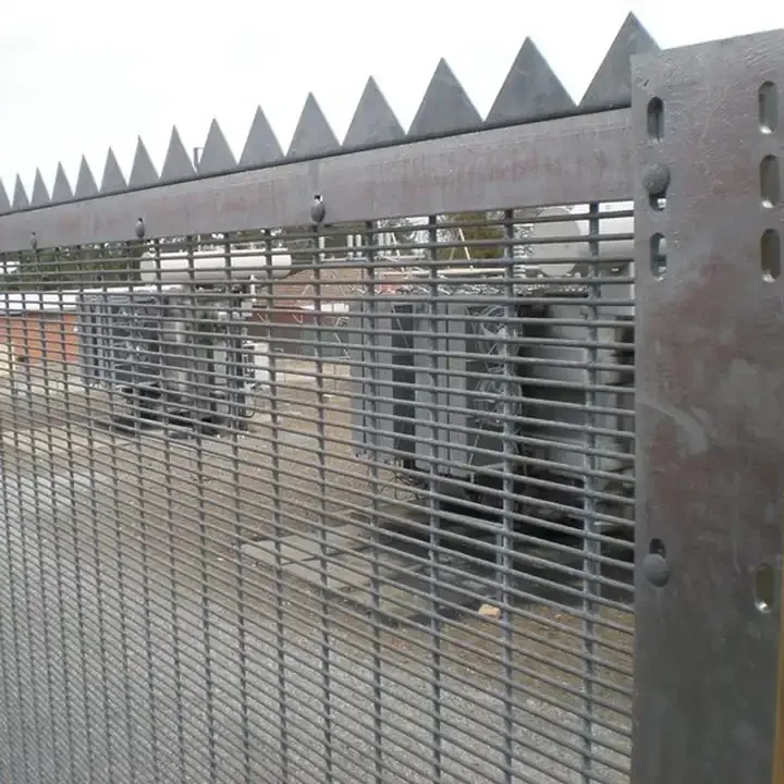 2m height anti-climb fence with spikes