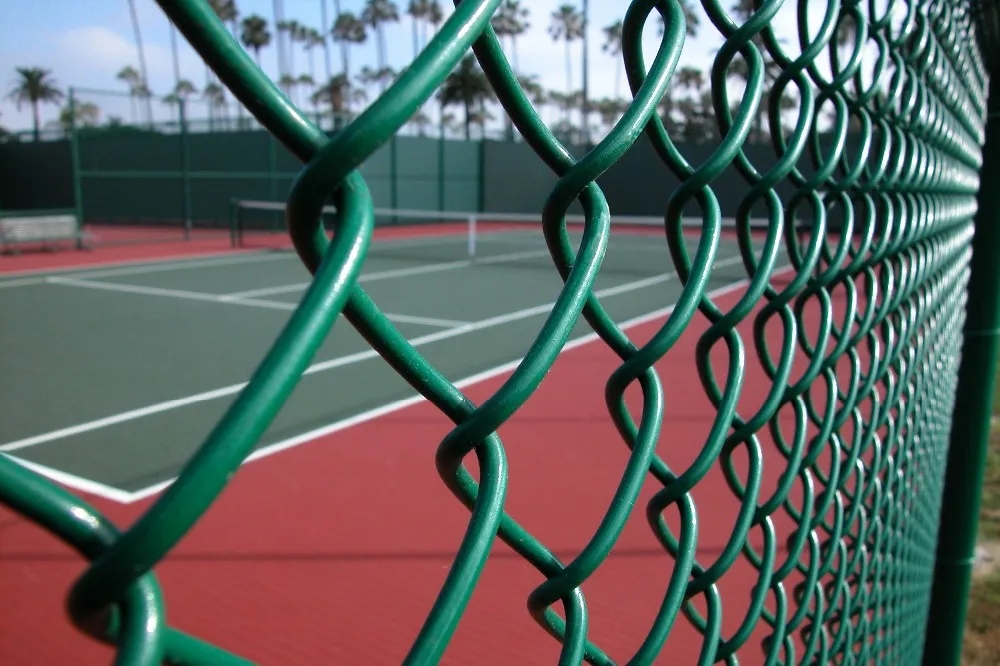 green chain link fence application