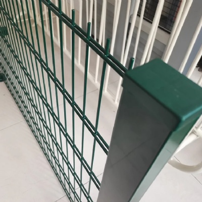 656 Double Wire Mesh Fence Powder Coated Security Fencing