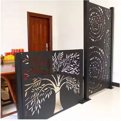 Aluminium Indoor Decorative Room Dividers Hot Sale Laser Cut Screen